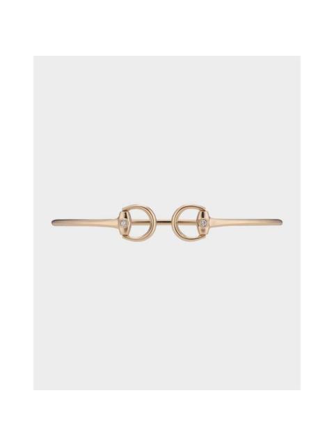 GUCCI Gucci Horsebit Gold Bangle Bracelet - YBA865624001
