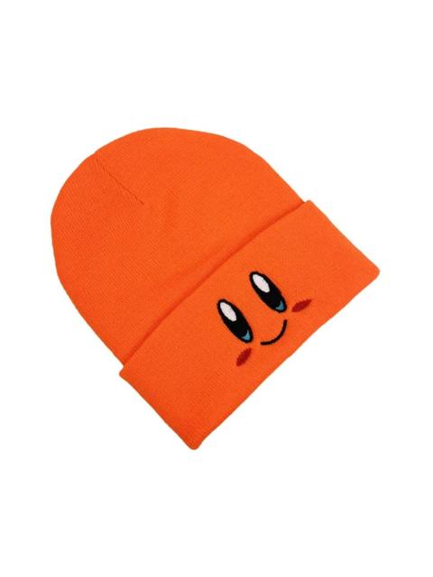 Other Designers Y2K Anime Orange Kirby Star Beanies Winter Warm Hat Cute Embroidery Cap Adult Kid