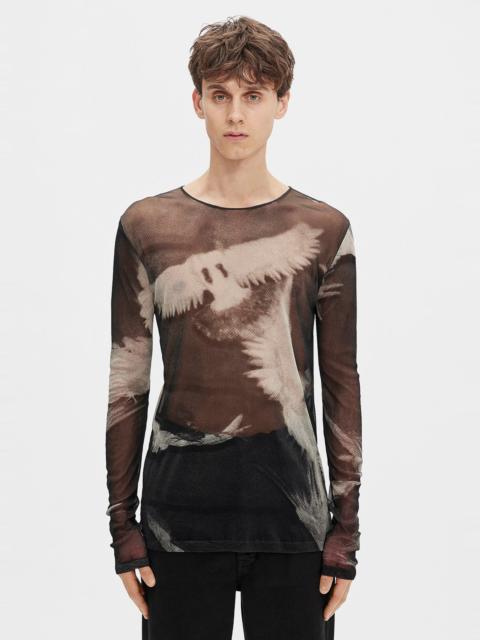 Ann Demeulemeester Greg ''Doves'' Print Long Sleeve T