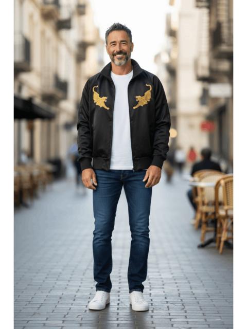 Other Designers Japanese Brand - CROPPEDHEADS Exclusive Embroidery Sukajan Jacket Karakuri