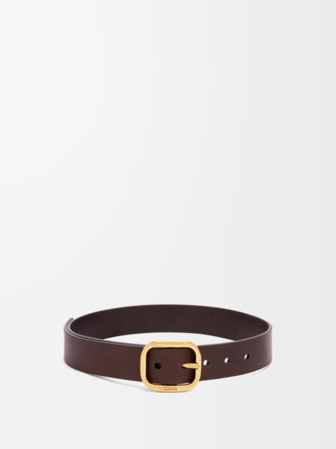 Loewe Rounded soft belt in classic calfskin
