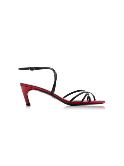 Proenza Schouler Uma Leather Sandals red