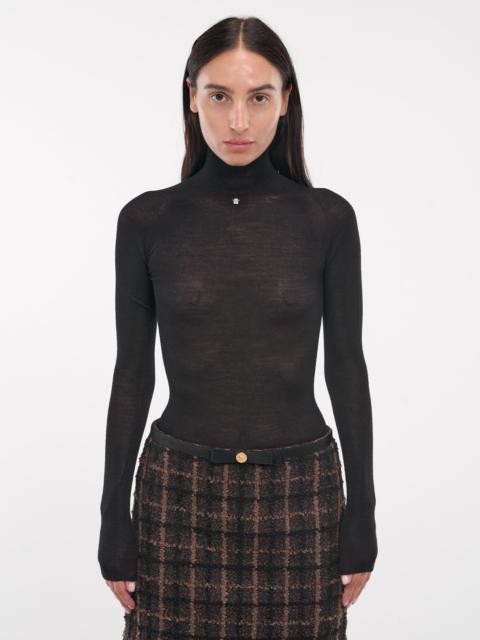 VERSACE Medusa Rib-Knit Turtleneck