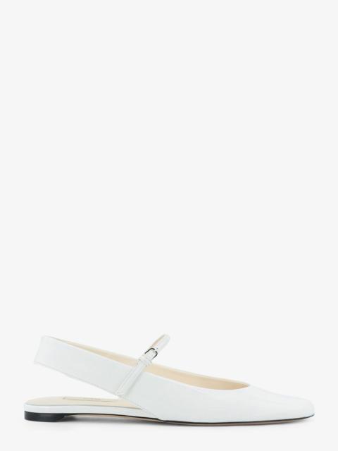 TOTEME Toteme Leather Ballet Flats White Women