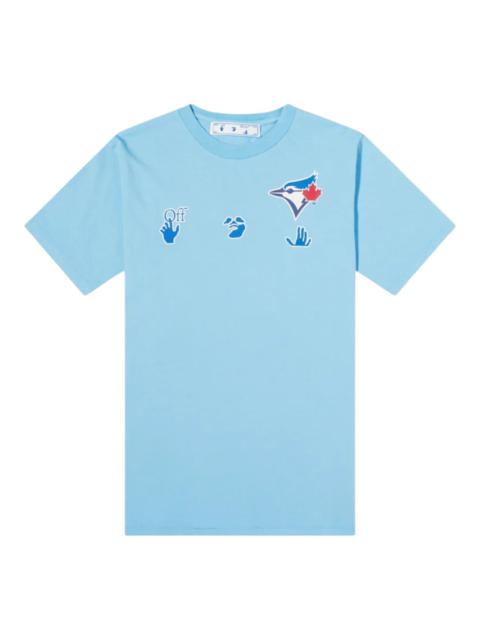 OFF-WHITE X Mlb Toronto Blue Jays T-Shirt Blue