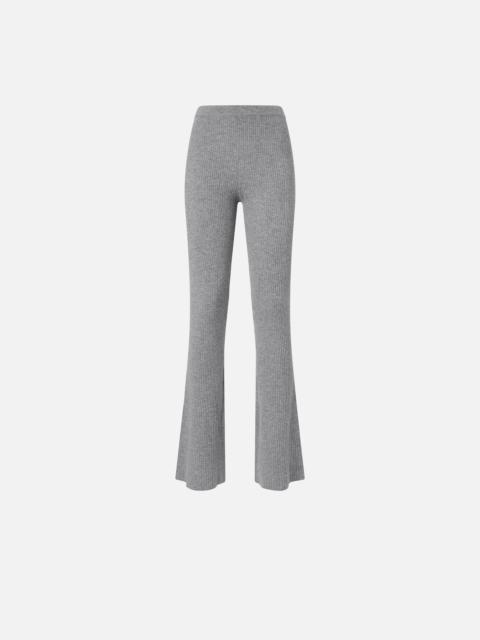 PINKO LONG FLARED KNIT TROUSERS