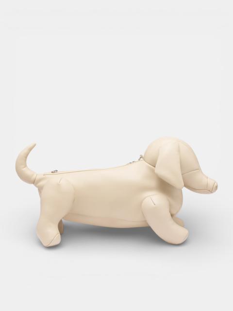 Maison MIHARAYASUHIRO Beige Lamb Leather Dachshund Bag