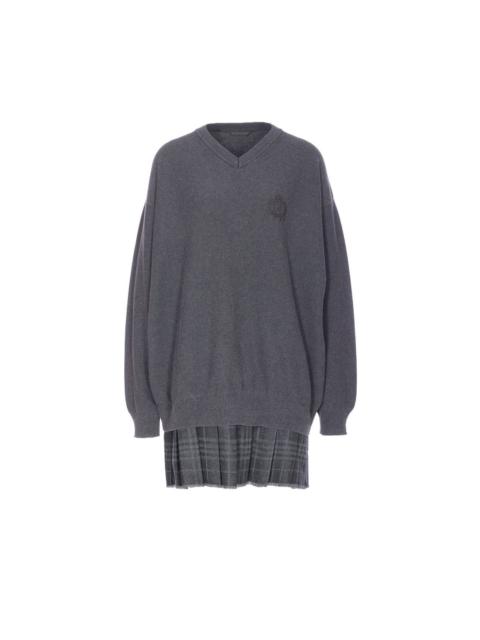 BALENCIAGA Balenciaga Women Layered Sweater Dress