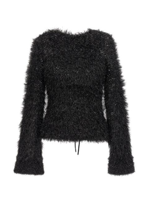 Victoria Beckham Cut-out lurex sweater