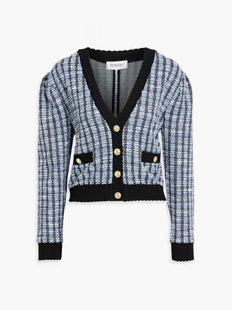 DEREK LAM 10 CROSBY Ky metallic jacquard-knit cardigan