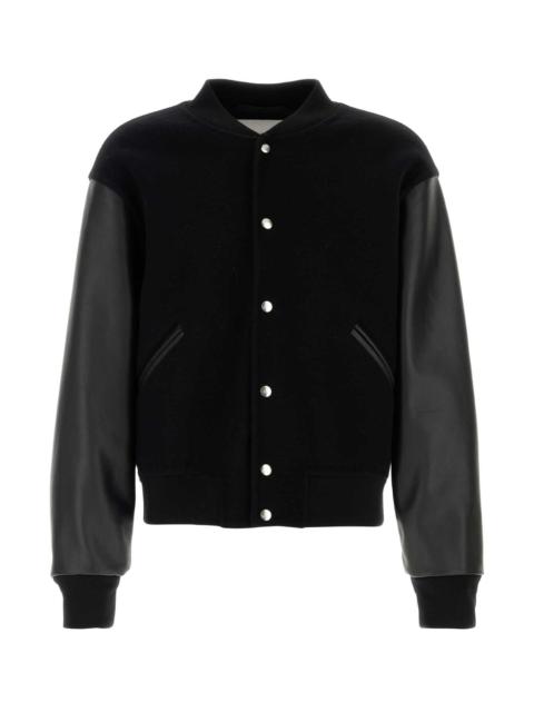 Jil Sander Jil Sander Men Black Wool Bomber Jacket