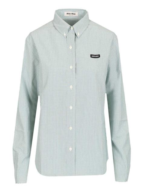 Miu Miu Miu Miu Women Poplin Shirt