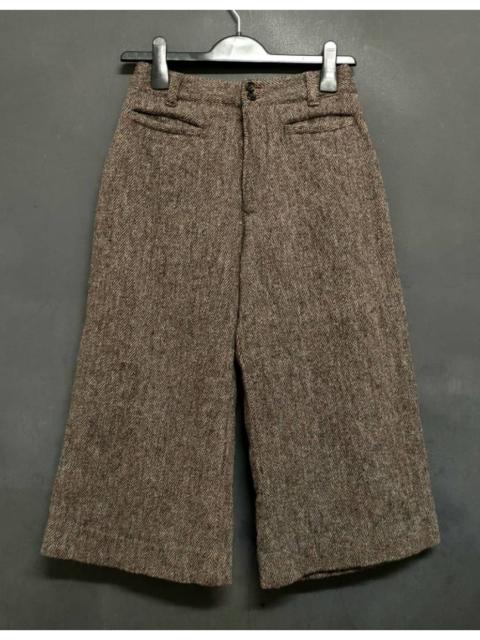 Other Designers Cashmere & Wool - Nice Claup Wool Wide Leg Cropped Pant
