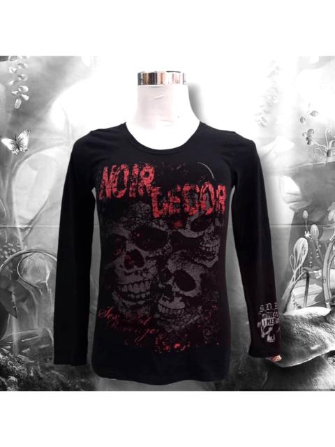 Japanese Brand - SEX POT REVENGE Noir Decor Long Sleeve T-shirt