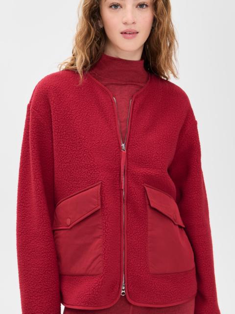 VARLEY Marina Collarless Fleece Jacket