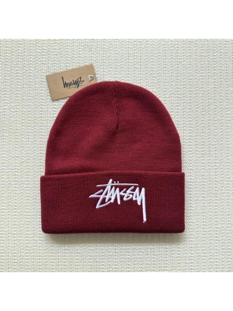 Stüssy Stussy Big Stock Cuff Beanie Hat / Marron
