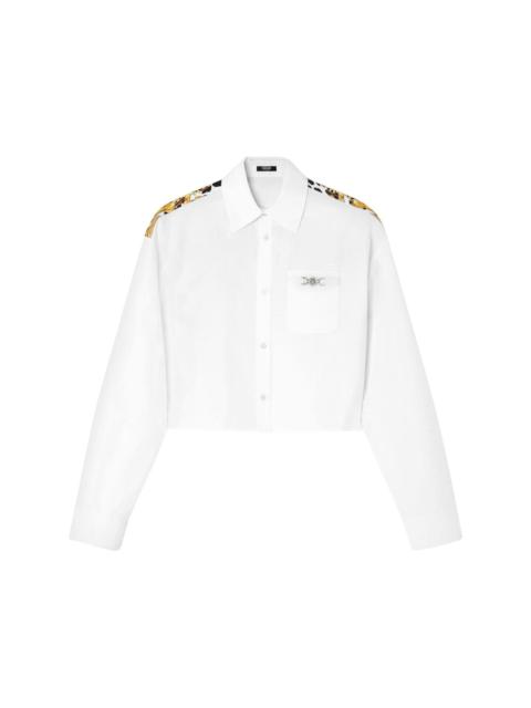 Wild Barocco cropped shirt