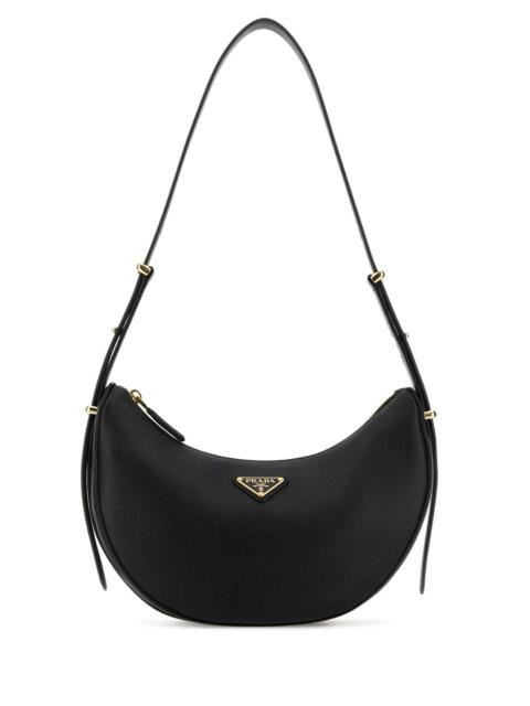 Prada Prada Women Black Leather Shoulder Bag