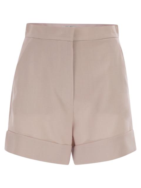 Max Mara Maxmara Women Mxmcelebre - Shorts In Wool, Mohair And Silk Canvas