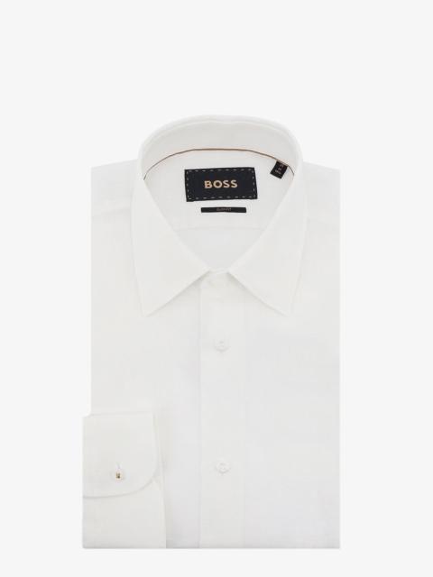 BOSS Boss Linen Shirt White Men