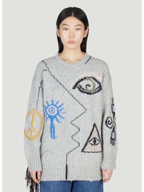 Stella McCartney Stella Mccartney Women Folklore Embroidery Sweater