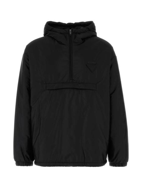 Prada Prada Men Black Re-Nylon Padded Jacket