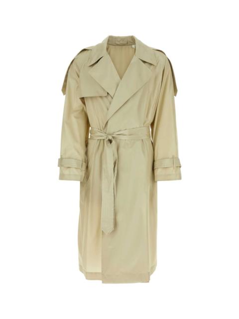 Burberry Burberry Men Sand Silk Trench Coat