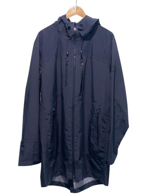 Other Designers Tommy Hilfiger Black Logo Fishtail Waterproof Jacket