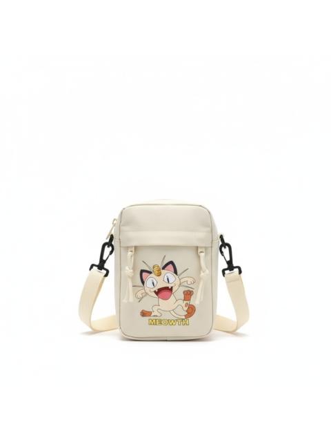 Other Designers Japanese Anime Meowth Shoulder Bag Man Woman Cartoon Crossbody Bags Double-deck Storage Bag