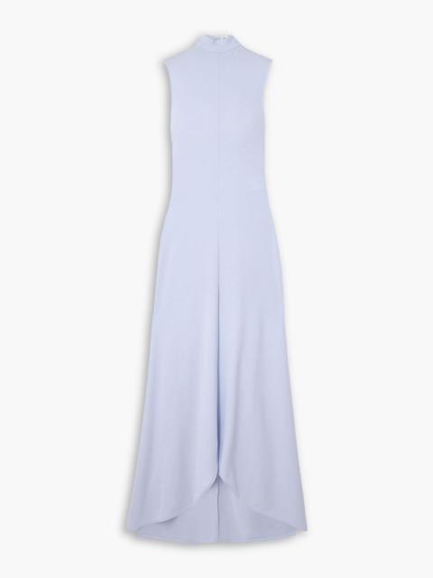 courrèges Asymmetric jersey maxi dress