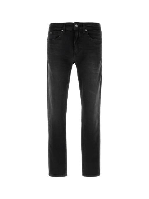 BOSS Boss Men Black Stretch Denim Jeans