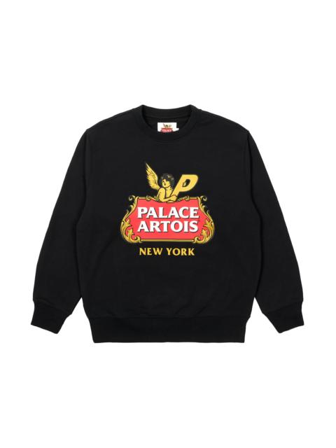 PALACE Palace x Stella Artois Cartouche Crew Black