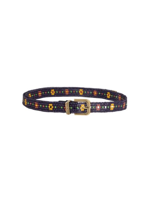Etro Embroidered Beaded Belt multi