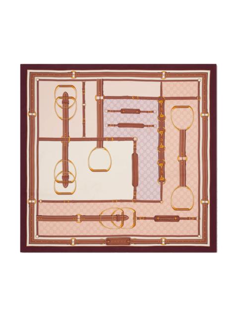 GUCCI Gucci Women Printed Silk Twill Carre'