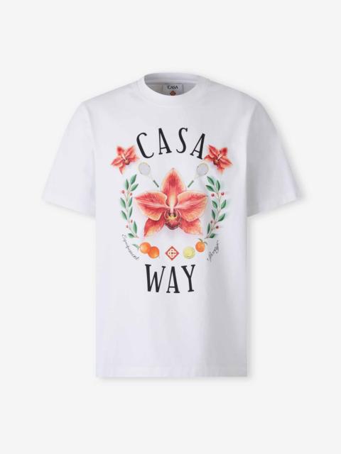 CASABLANCA ROUND NECK T-SHIRT