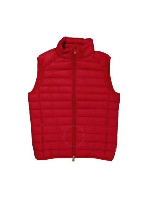 Other Designers Save The Duck Men's Tango Red Adam Icon Puffer Vest
