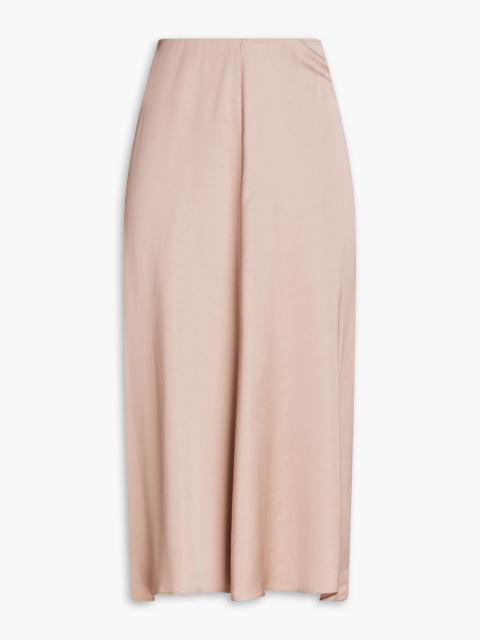 Other Designers Satin midi skirt