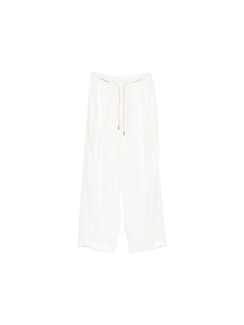 Herno Herno White Trousers - Straight Trousers Women