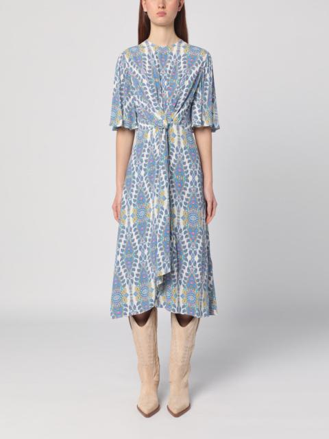 Etro Flared midi dress with multi-coloured print