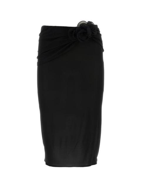 MAGDA BUTRYM Magda Butrym Woman Black Silk Skirt