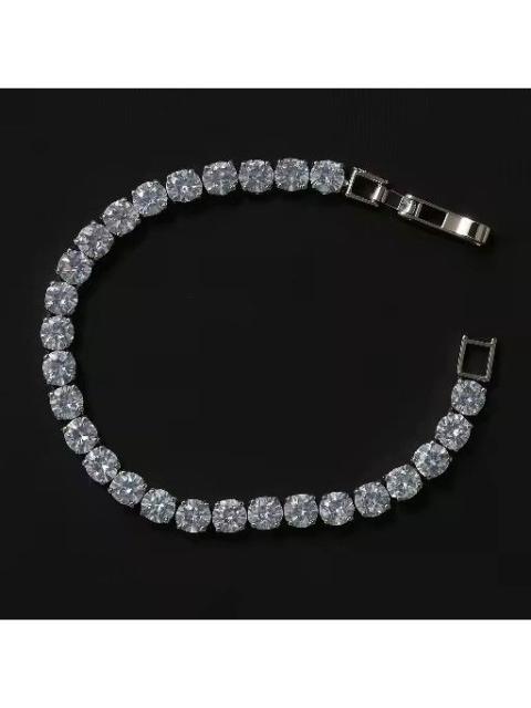 Other Designers Japanese Brand - Iced Out 5mm + 17 cm Cubic Zirconia Mens Crystal Chain