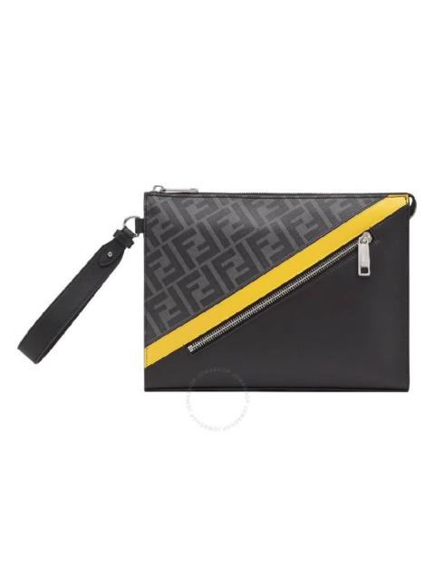 Fendi Ff Detailed Clutch Purse