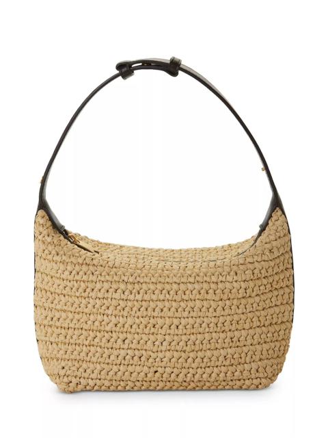 Bottega Veneta Wallace Raffia Mini Shoulder Bag