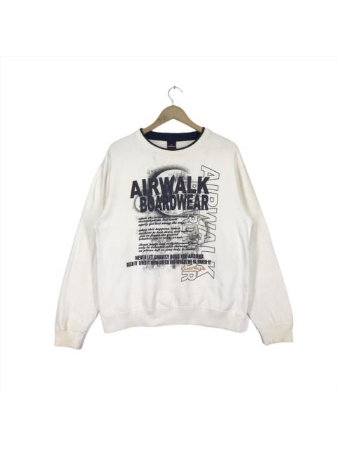Other Designers Skategang - Vintage Airwalk Sweatshirt Boarwear Logo Crewneck