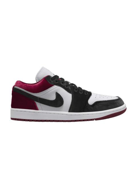 Jordan Wmns Air Jordan 1 Low SE 'Velvet Black Toe'