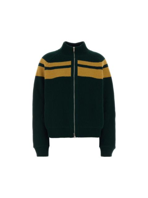 Miu Miu MIU MIU Green Wool Cardigan New & Authentic (Women's size:IT