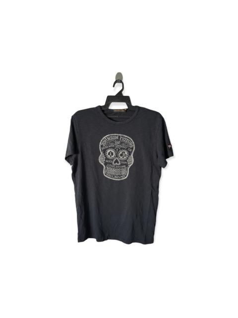 Other Designers Vintage - Vintage Johnson Motors Skull Single Stitch Tee