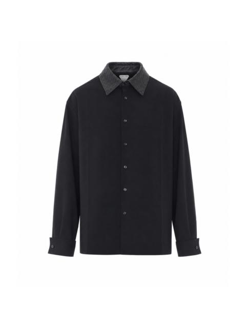 Bottega Veneta Bottega Veneta Women Shirt With Intrecciato Detail Collar