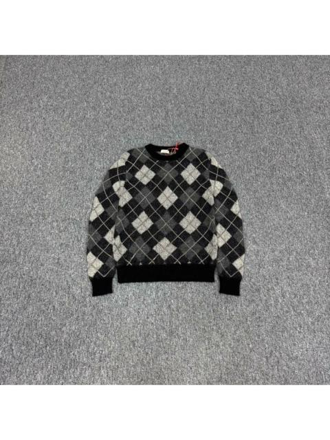 SAINT LAURENT Saint Laurent Diamond Pattern Sweater