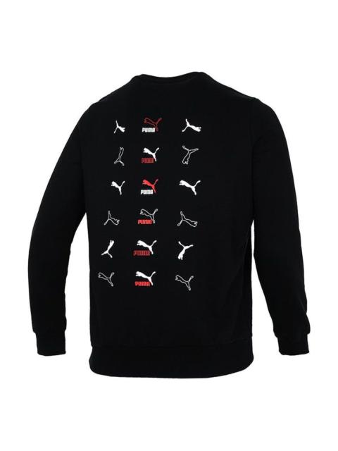 PUMA PUMA Classics Graphic Long Sleeve T-Shirt 'Black' 533144-51